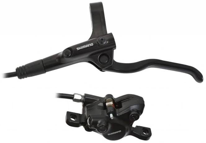 Shimano BR-MT200/BL-MT200 LEFT Lever Rear Disc Brake Set Black - freedommachine