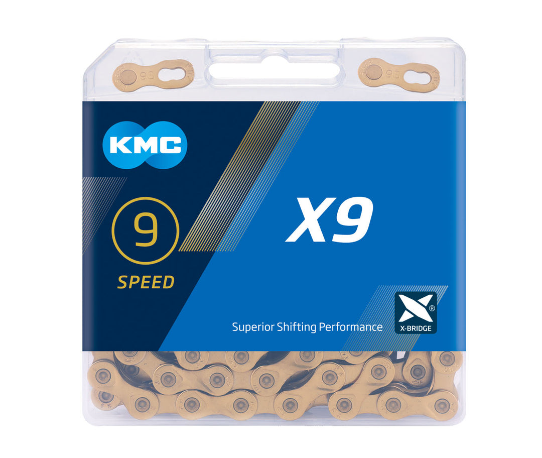 KMC Chain X9 Speed 116L Silver/Grey